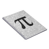 オリジナル黒数値pi日の数学記号 ノートブック (右側)