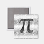 オリジナル黒数値pi日の数学記号 マグネット (正面/裏面)