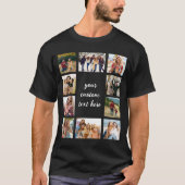 オリジナル10枚フォトコラージュ Tシャツ (正面)