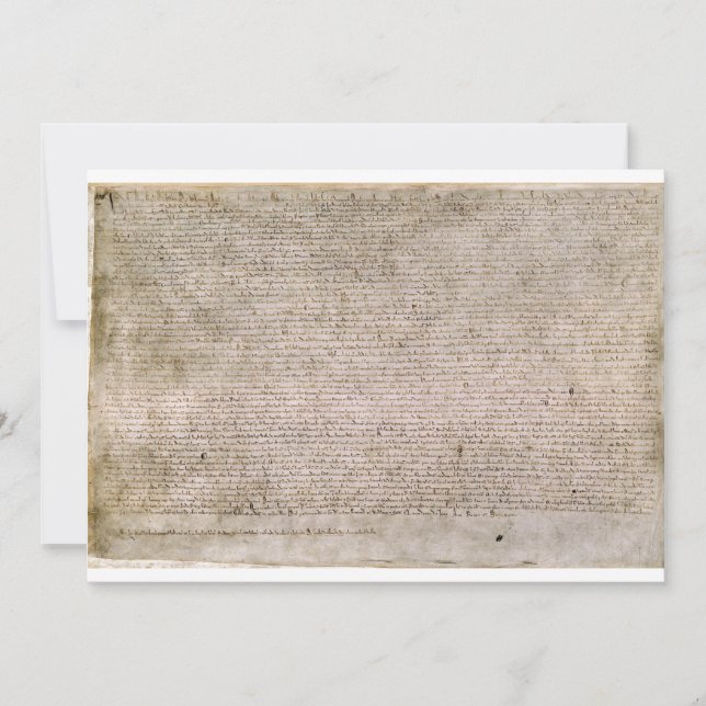 オリジナル1215 Magna Carta英国図書館 (正面)