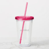 オリジナル16oz クリア アクリルタンブラー (裏面)