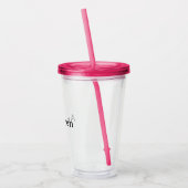 オリジナル16oz クリア アクリルタンブラー (左)