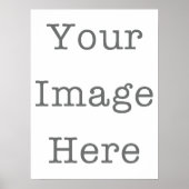 オリジナル18x24 写真ポスター印刷 | あなた自身の画像をアップロード ポスター (正面)