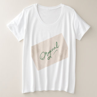 オリジナル1 女性用プラスサイズTシャツ プラスサイズTシャツ