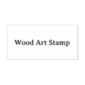オリジナル1.5" x 3" 木製アート ラバースタンプ (インプリント)