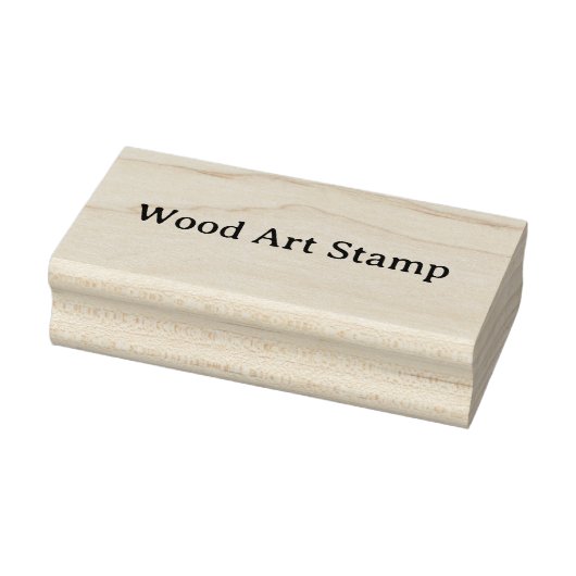 オリジナル1.5" x 3" 木製アート ラバースタンプ (スタンプ)
