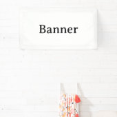 オリジナル1.6' x 3'インドアサイン 横断幕 (インサイチュ)