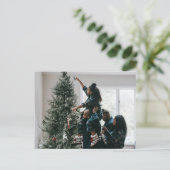 オリジナル2枚の写真両面カスタム ポストカード (スタンド正面)