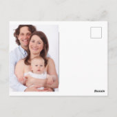 オリジナル2枚の写真両面カスタム ポストカード (裏面)