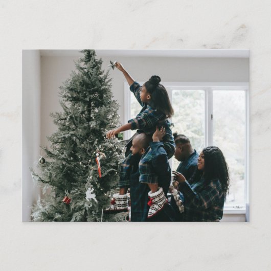 オリジナル2枚の写真両面カスタム ポストカード (正面)