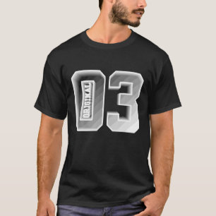 オリジナル2003カレッジ19th誕生日 tシャツ