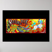 オリジナル2014 RAGNAROKメモリアルポスターブラック