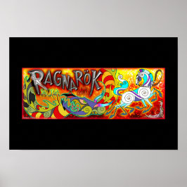 オリジナル2014 RAGNAROKメモリアルポスターブラック ポスター