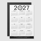 オリジナル2027年版ロゴカレンダー (正面/裏面)