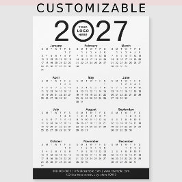 オリジナル2027年版ロゴカレンダー