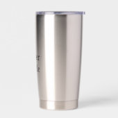 オリジナル20oz水ボトル 保温保冷タンブラー (左面)