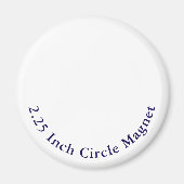 オリジナル2.25"円形マグネット マグネット (正面)