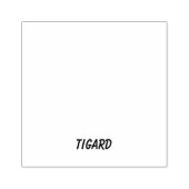 オリジナル2.5" x 2.5" ゴム印 (インプリント)