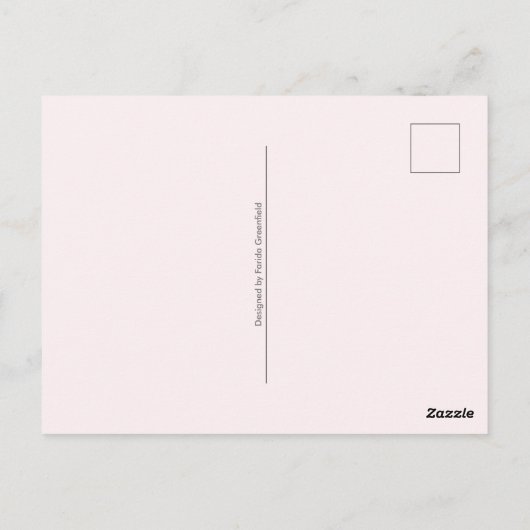 オリジナル3つのセクション ファミリーフォトコラージュ グレーフレーム ポストカード (裏面)