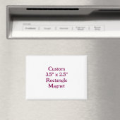 オリジナル3.5" x 2.5"長方形 マグネット (インサイチュ (食洗機))
