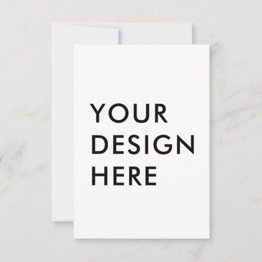 オリジナル3.5x5" 縦向き 返信カード 印刷 サンキューカード (正面)