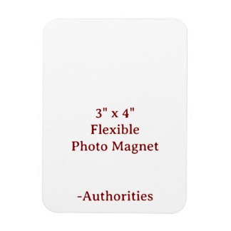 オリジナル3" x 4" フレキシブル写真マグネット マグネット