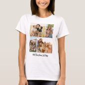 オリジナル4枚写真コラージュ Tシャツ (正面)