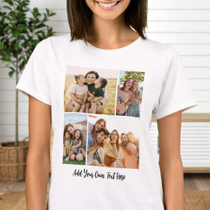オリジナル4枚写真コラージュ Tシャツ