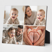 オリジナル4枚組 フォトコラージュ 可愛い赤ちゃん フォトプラーク (側面)
