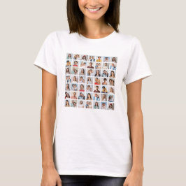 オリジナル49枚フォトコラージュ レディース Tシャツ