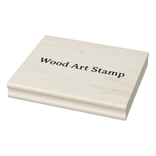 オリジナル4.0" x 5.0" 木製アート ラバースタンプ (スタンプ)