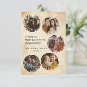 オリジナル5枚写真コラージュ ラスティックイースター ポストカード (スタンド正面)