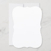 オリジナル5" x 7"ブラケット サンキューカード (裏面)
