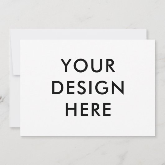 オリジナル5x7インチ招待状 カスタム印刷 招待状 (裏面)