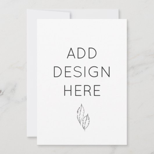 オリジナル5x7インチ招待状 カスタム印刷 招待状 (正面)