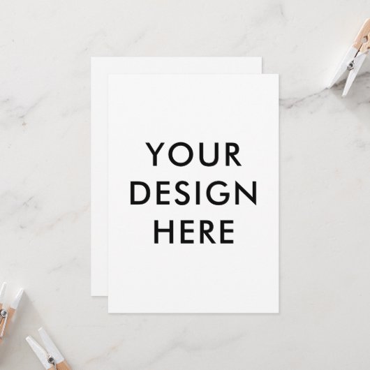 オリジナル5x7インチ招待状 カスタム印刷 招待状 (正面/裏面インサイチュ)