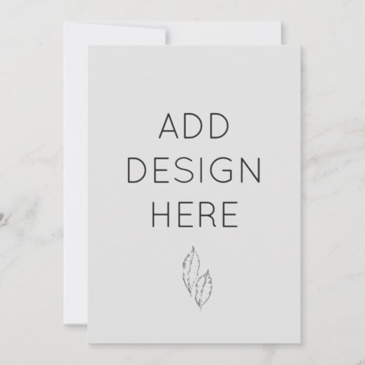 オリジナル5x7インチ招待状 カスタム印刷 招待状 (正面)