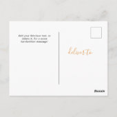 オリジナル6枚の写真 ユニバーサル グリーティング ポストカード (裏面)