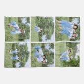 オリジナル6枚写真コラージュキッチンタオル キッチンタオル (横)