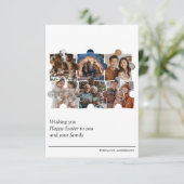 オリジナル6枚写真コラージュ イースター ポストカード (スタンド正面)