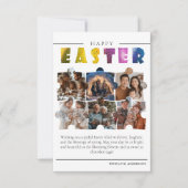 オリジナル6枚写真コラージュ イースター ポストカード (正面)