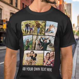 オリジナル6枚写真コラージュ Tシャツ