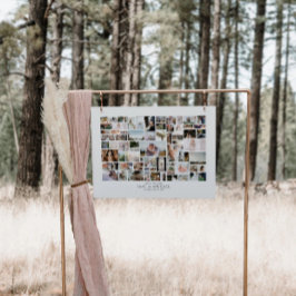 オリジナル66枚写真コラージュ（横向き） ポスター