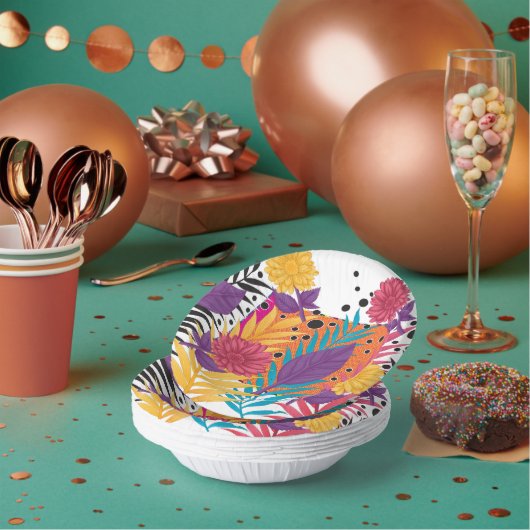 オリジナル7インチペーパーボウル | パーティーテーブルウェア ペーパーボウル (複数)