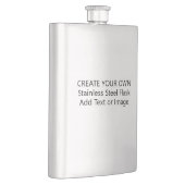 オリジナル8オンスステンレススチール ウェディングを作成 フラスク (右)