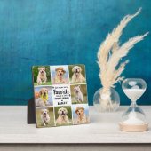 オリジナル8枚の写真コラージュ ペット犬 喪失 記念 フォトプラーク (インサイチュ)