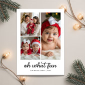 オリジナル お楽しみ タイポグラフィ スクリプト ファミリー シーズンカード