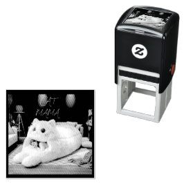 オリジナル かわいい猫ベッド セルフインキングスタンプ