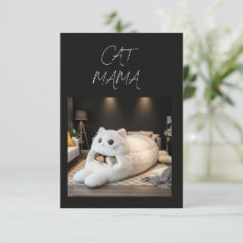 オリジナル かわいい猫ベッド 招待状