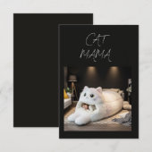 オリジナル かわいい猫ベッド 招待状 (正面/裏面)